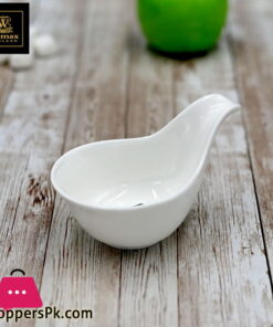 Wilmax Fine Porcelain Snack Dish 5 Inch - 100Ml