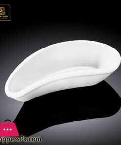 Wilmax Fine Porcelain Snack Dish 9 x 4.75 Inch WL-992700-A