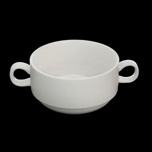 Wilmax Fine Porcelain Soup Cup 4 Inch - 300Ml