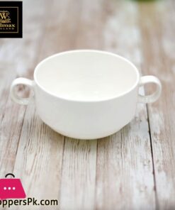 Wilmax Fine Porcelain Soup Cup 4 Inch - 300Ml