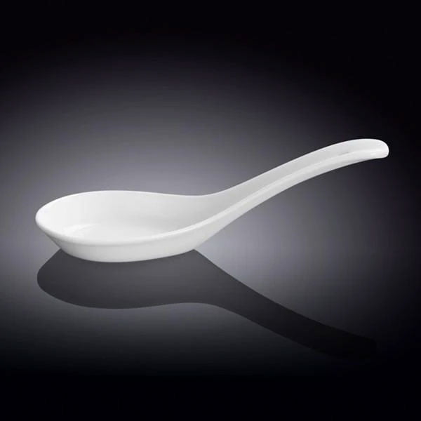 Wilmax Fine Porcelain Spoon 5.5 One Piece Wl-996073-A