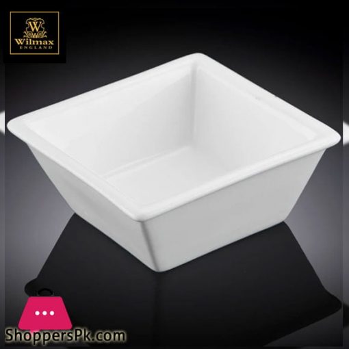 Wilmax Fine Porcelain Square Dish 4.25 x 4.25 Inch WL-992387-A