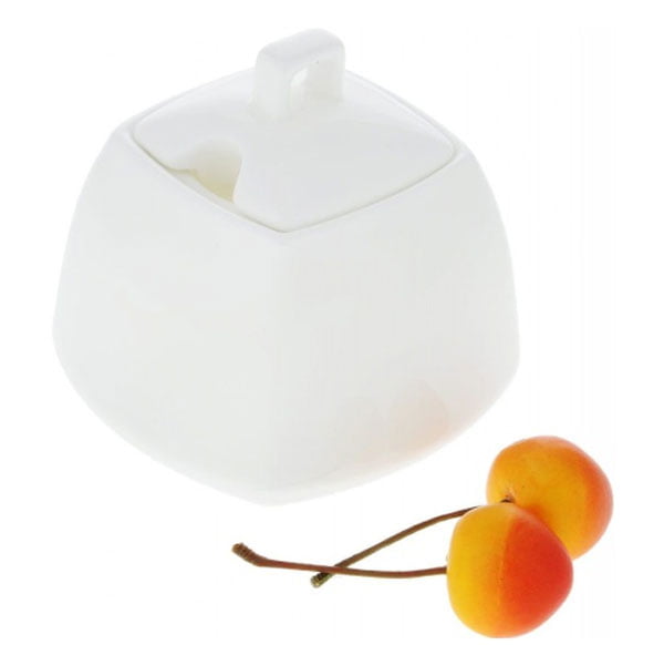 Wilmax Fine Porcelain Sugar Bowl 11 Oz | 340 Ml Wl-995026-A