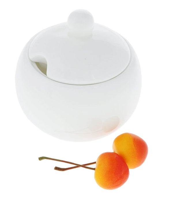 Wilmax Fine Porcelain Sugar Bowl 11 Oz | 325 Ml Wl-995001-A