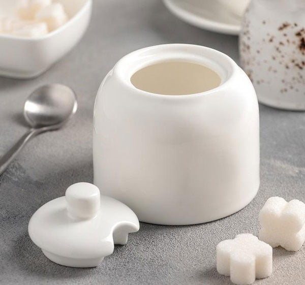 Wilmax Fine Porcelain Sugar Bowl 9 Oz | 280 Ml Wl-995017-A