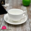 Wilmax Fine Porcelain Tea Cup &Amp; Saucer 8 Oz | 250 Ml Wl-993000-Ab