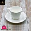 Wilmax Fine Porcelain Tea Cup & Saucer 6 Oz | 180 Ml WL-993004AB