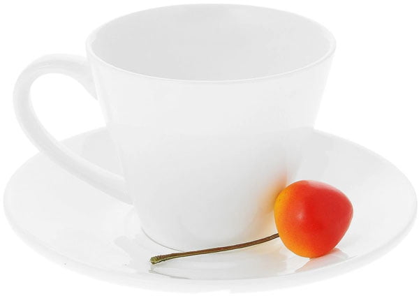 Wilmax Fine Porcelain Tea Cup &Amp; Saucer 6 Oz | 180 Ml Wl-993004Ab