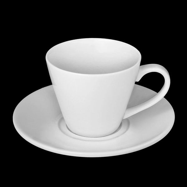Wilmax Fine Porcelain Tea Cup &Amp; Saucer 6 Oz | 180 Ml Wl-993004Ab