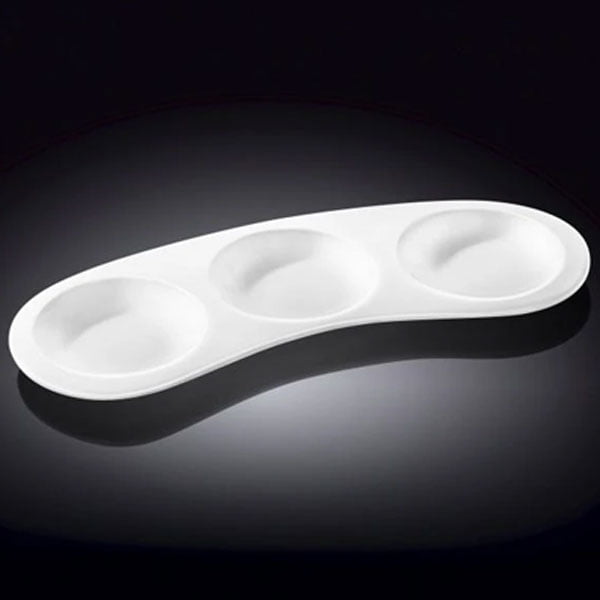 Wilmax Fine Porcelain Tray 9.5 X 3.5 Inch Wl-992669-A