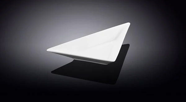 Wilmax Fine Porcelain Triangular Dish 7.5 Wl-992406-A