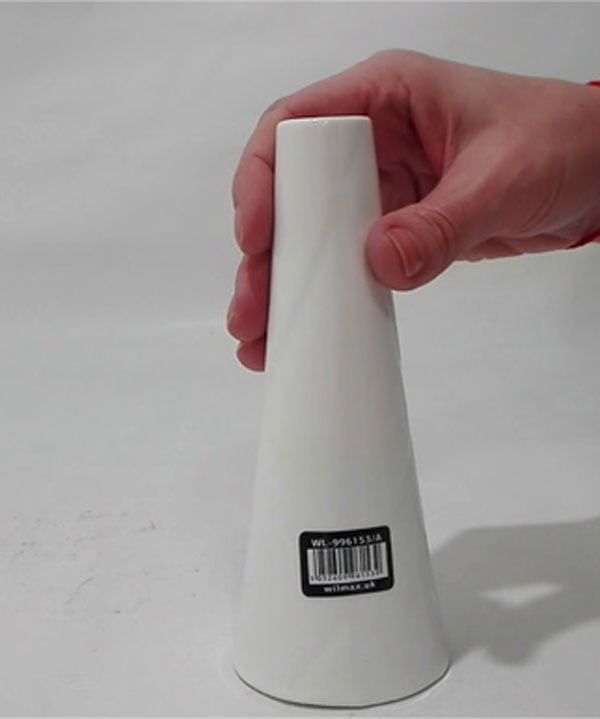 Wilmax Fine Porcelain Vase 2.5 X 6.25 Inch Wl-996153