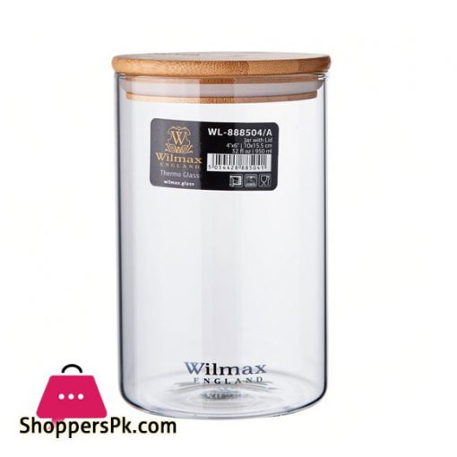 Wilmax Jar With Lid 4x6 WL-888504-A