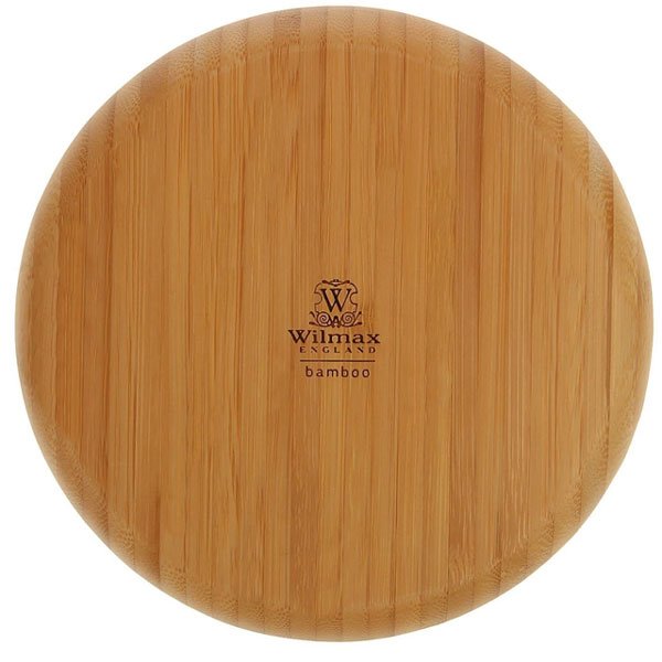 Wilmax Natural Bamboo 2 Section Platter 8 Inch Wl-771042-A