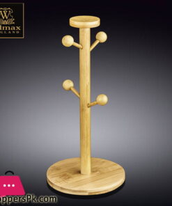 Wilmax Natural Bamboo Mug Stand 11.5 X 5.5 Inch WL-771015-A
