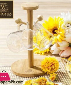 Wilmax Natural Bamboo Mug Stand 8.25 X 5 Inch WL-771014-A
