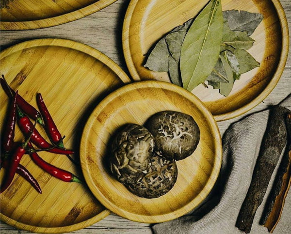 Wilmax Natural Bamboo Plate 5 Inch Wl-771029-A