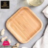 Wilmax Natural Bamboo Plate 4 X 4 Inch - Wl-771017-A