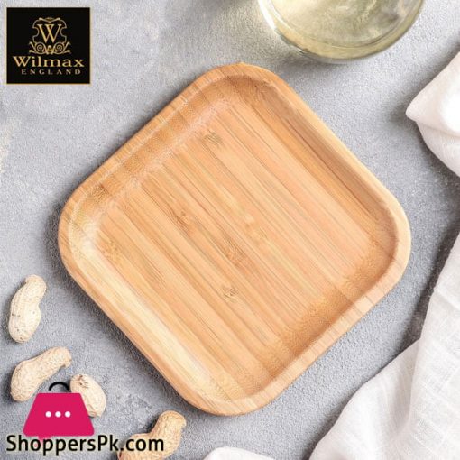 Wilmax Natural Bamboo Plate 5 x 5 Inch - WL-771018 / A