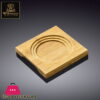 Wilmax Natural Bamboo Tray 4 X 4 Inch Wl-771010-A