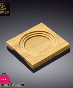 Wilmax Natural Bamboo Tray 4 X 4 Inch WL-771010-A