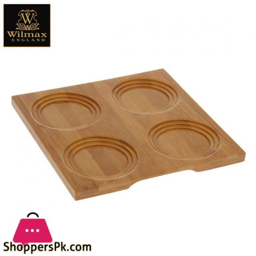 Wilmax Natural Bamboo Tray 7.75 X 7.75 Inch WL-771013-A