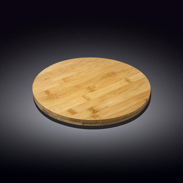 Wilmax Natural Bamboo Rotating Turntable 14 x 1.75 Inch WL-771081-A