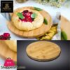 Wilmax Natural Bamboo Rotating Turntable 7 X 1.25 Inch Wl-771074-A