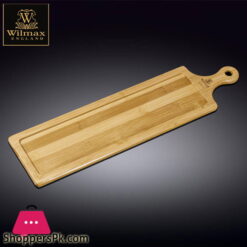 Wilmax Natural Bamboo Wooden Tray 18 X 4.75 Inch - WL-771009-A