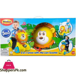 Winfun 3-in-1 Grow-with-Me Lion Scooter - 0855