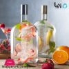 Ziba Sazan Hype Flat Glass Bottle 1.1 Liter Iran Made