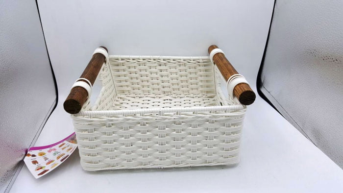 Ziba Sazan Mohya Wicker Fruit Basket Iran Made