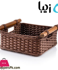 Ziba Sazan Mohya Wicker Fruit Basket Iran Made