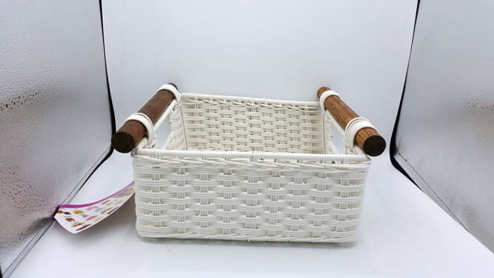 Ziba Sazan Mohya Wicker Fruit Basket Iran Made