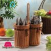 Zibasazan The Wicker Basket Cutlery Holder Iran Made