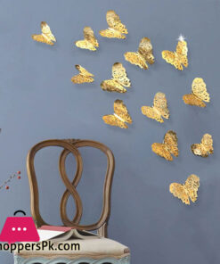 3D Butterfly Wall Stickers Sofa Background Decorations Pack of 12