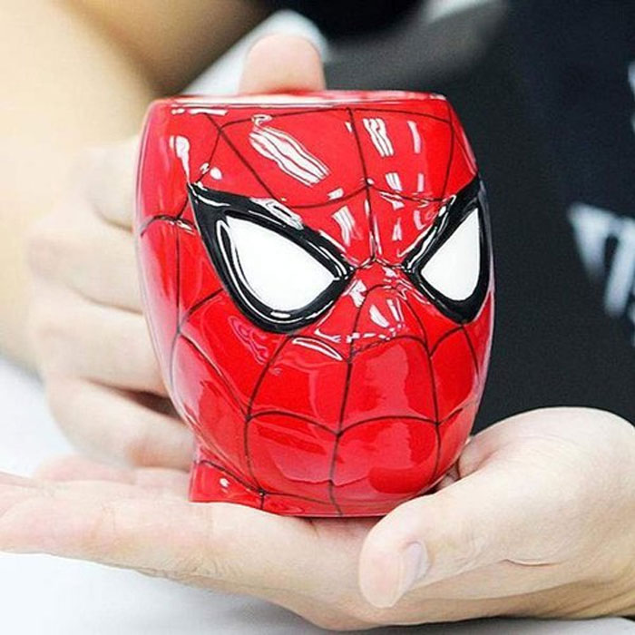 3D Cartoon Characters Ceramic Coffee Mug (Spider-Man) 8 3D Cartoon Characters Ceramic Coffee Mug (Spider-Man)