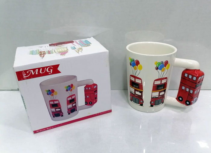 3D Double Decker Bus Coffee Mug