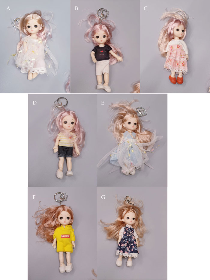Beautiful Fancy Doll Keychain 17Cm