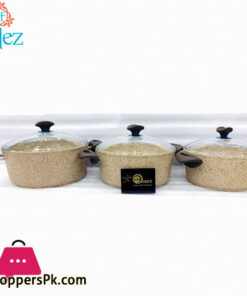 Falez Creamy Granetic 6 Piece Casserole Set Turkey
