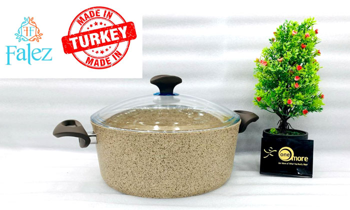 Falez Creamy Granetic Casserole Pot 28Cm Turkey