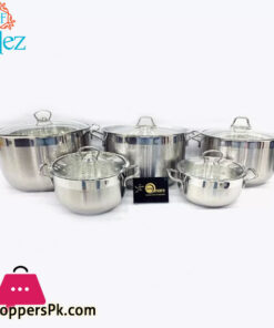 Falez Senso 10 Piece Stainless Steel Cookware Set Turkey