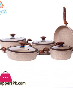 Falez Ultima Granetic 9 Piece Cookware Set Turkey