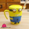 High Quality Ceramic Minion Mug With Spoon One Piece