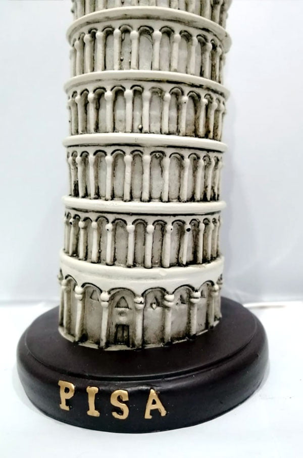 Home Decor Fiber Pisa Tower