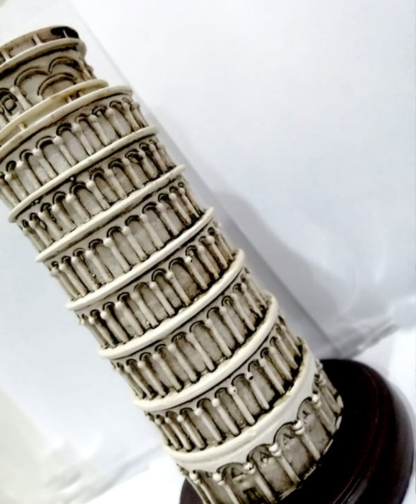 Home Decor Fiber Pisa Tower