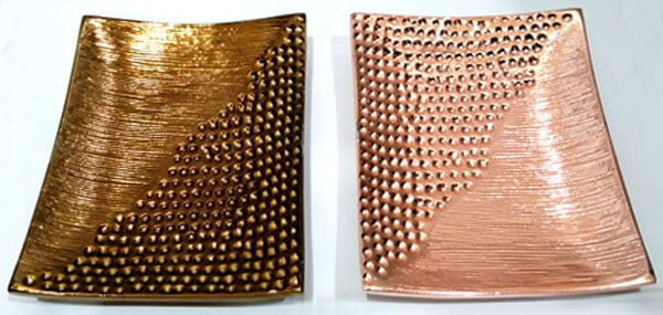 Home Decor Unbreakable Aluminum Tray One Piece