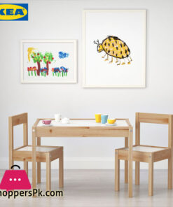 Ikea LATT Children's Table and 2 Chairs