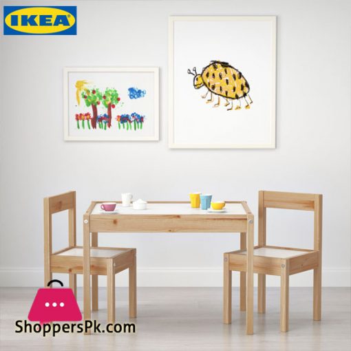 Ikea LATT Children's Table and 2 Chairs