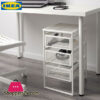 Ikea Lennart Steel Drawer Unit White